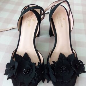 Kate spade black sandals